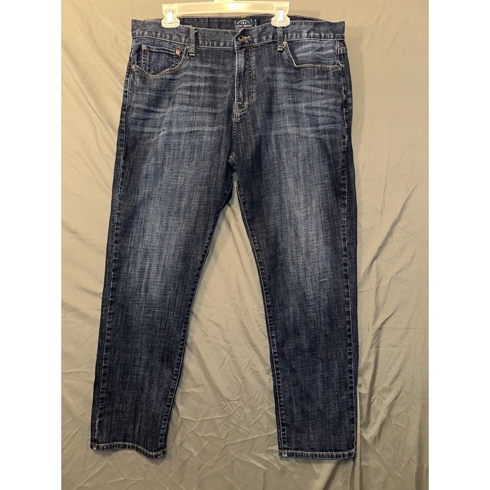 Lucky Brand Jeans Mens 40x32 221 Original Straight Fit Blue Light Wash Denim Y2K